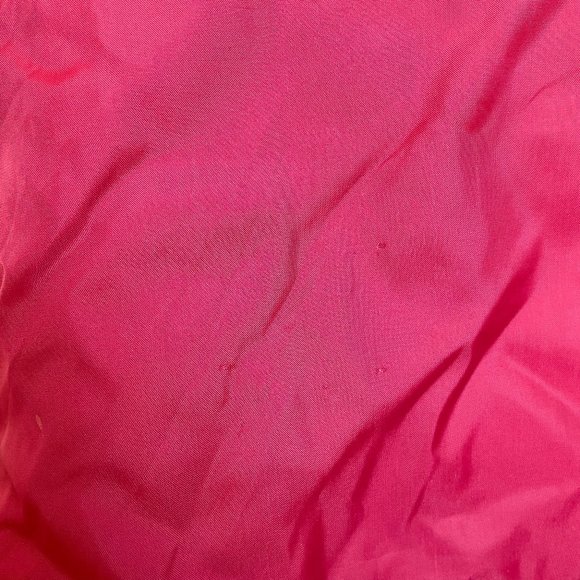 Vintage 80s Briarcliff Mens Nylon Windbreaker Jacket Size M Red Snap Lined - Picture 12 of 12